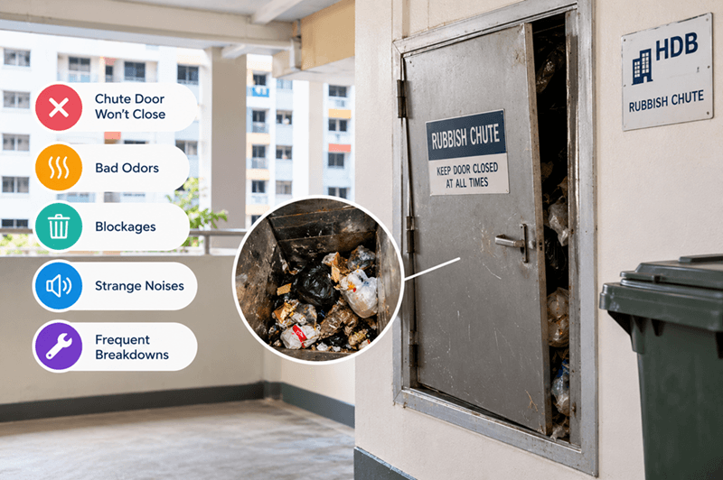 HDB Rubbish Chute Problems- What Every Resident Should Know Before Calling a Contractor